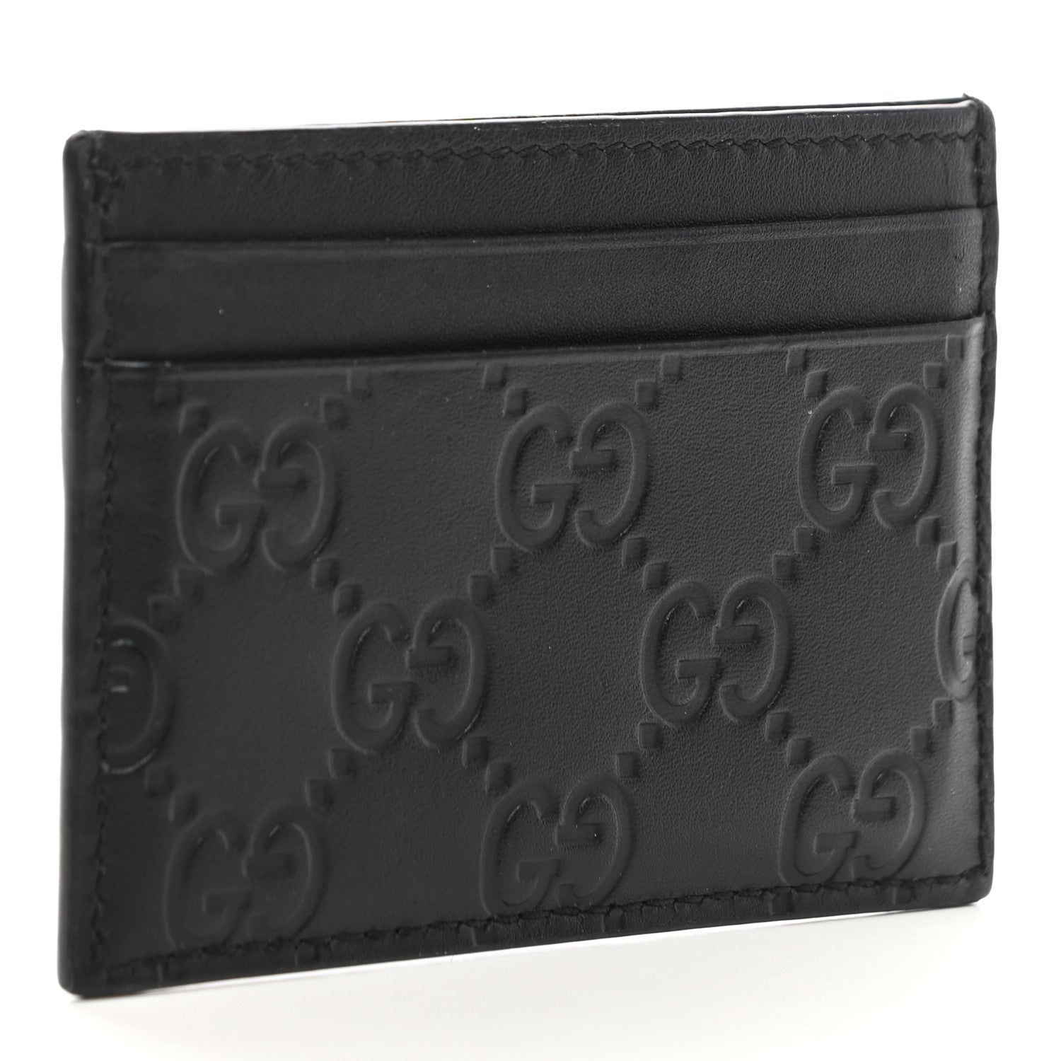 Gucci Guccissima Card Holder Black 3 of 6