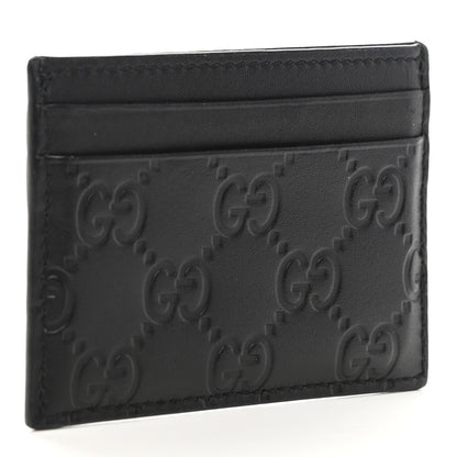 Gucci Guccissima Card Holder Black 3 of 6