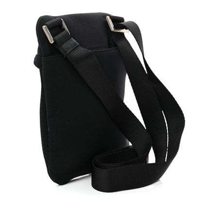 Prada Neoprene Mesh Sport Small Flat Messenger Bag Black 3 of 9