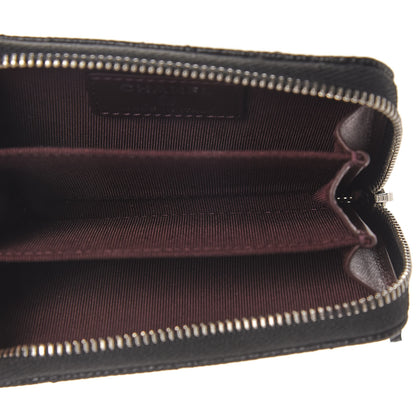 Chanel Caviar Quilted Zip Coin Purse Black 5 of 7
