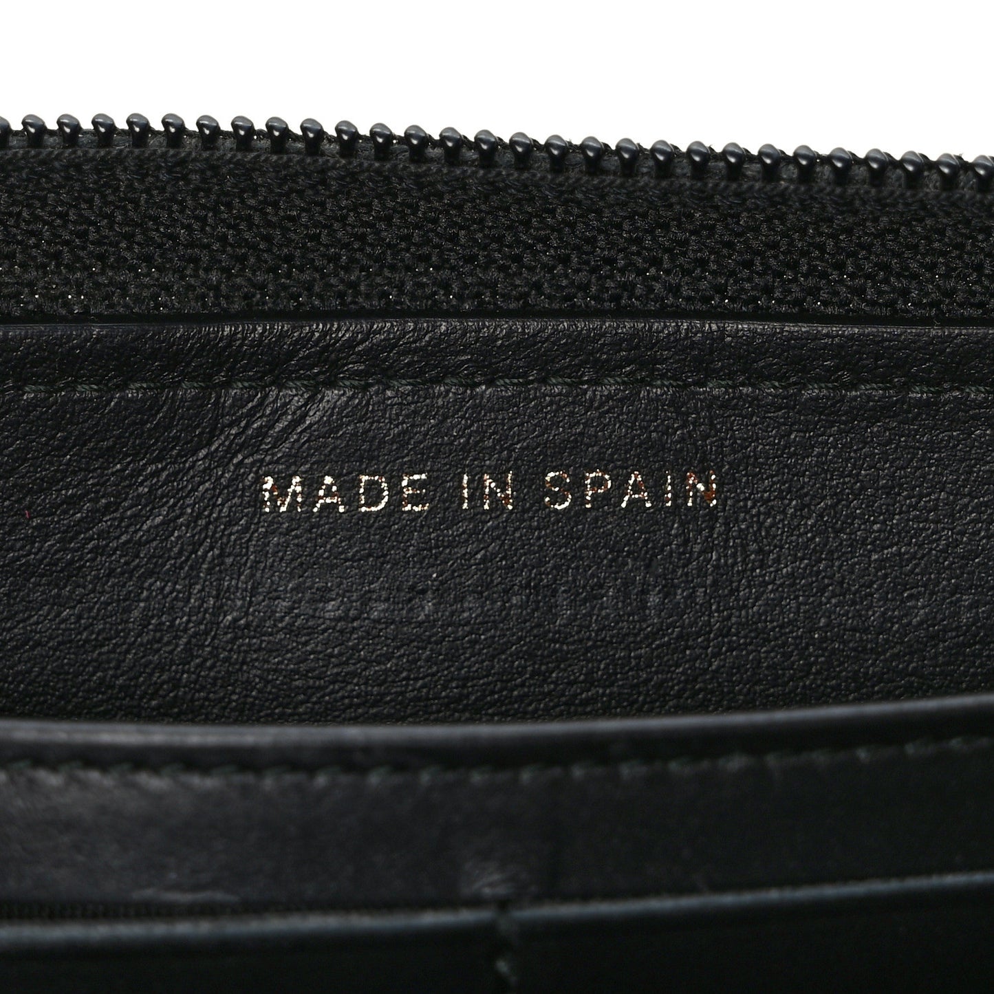 Caviar Quilted Boy Long Zip Around Wallet Black