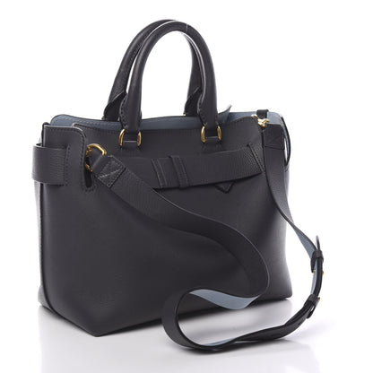 Burberry Soft Grain Calfskin Small Belt Bag Charcoal Grey 2 of 10