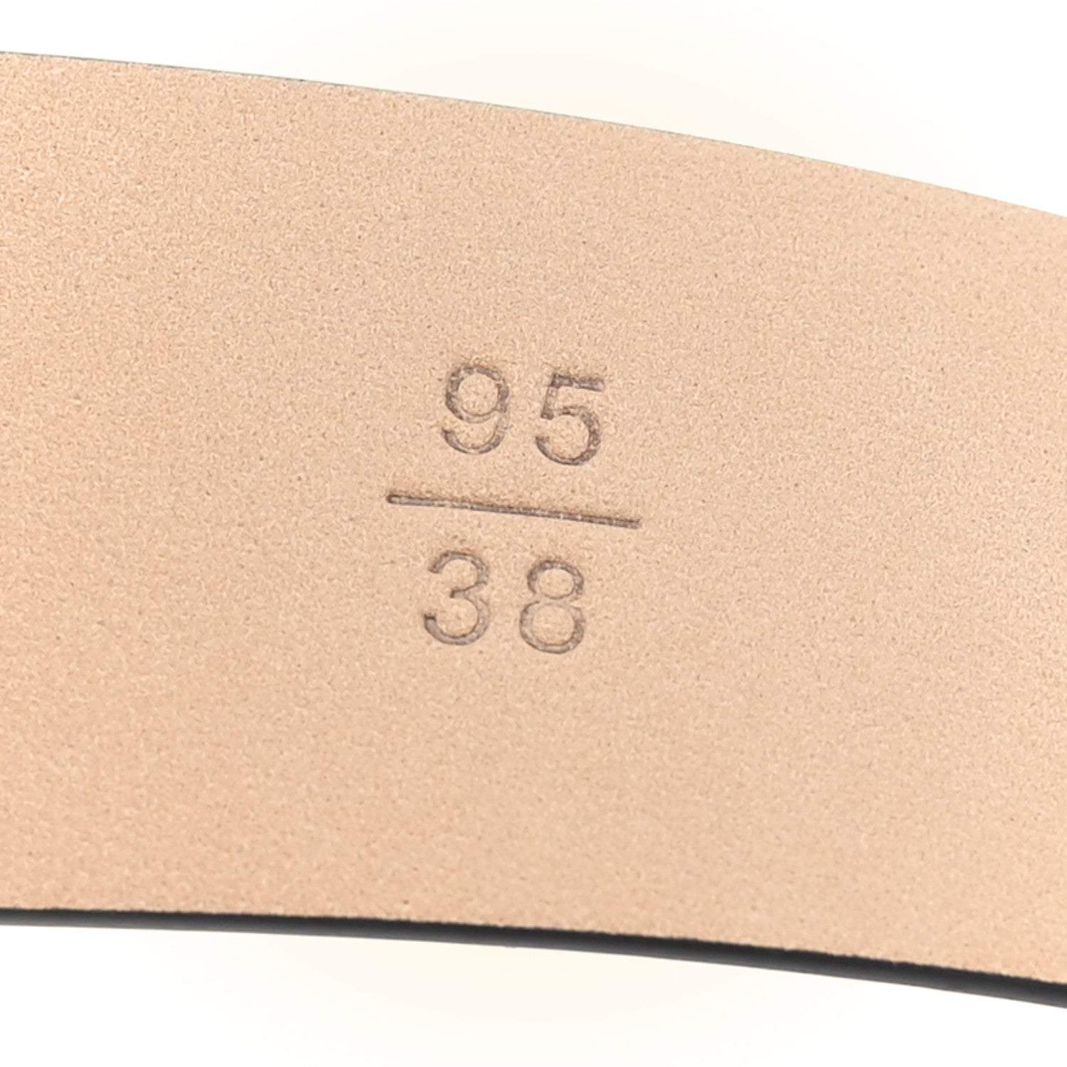Chanel Calfskin Belt 95 38 Black 4 of 7