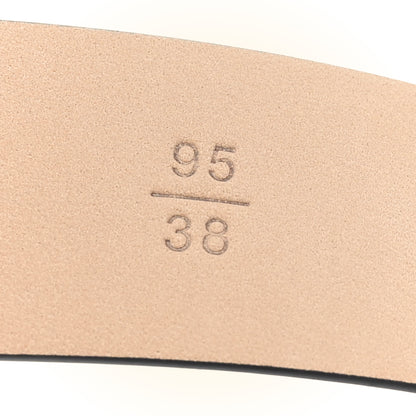 Chanel Calfskin Belt 95 38 Black 4 of 7