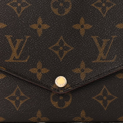 Louis Vuitton Monogram Pochette Felicie Chain Wallet Fuchsia 12 of 15