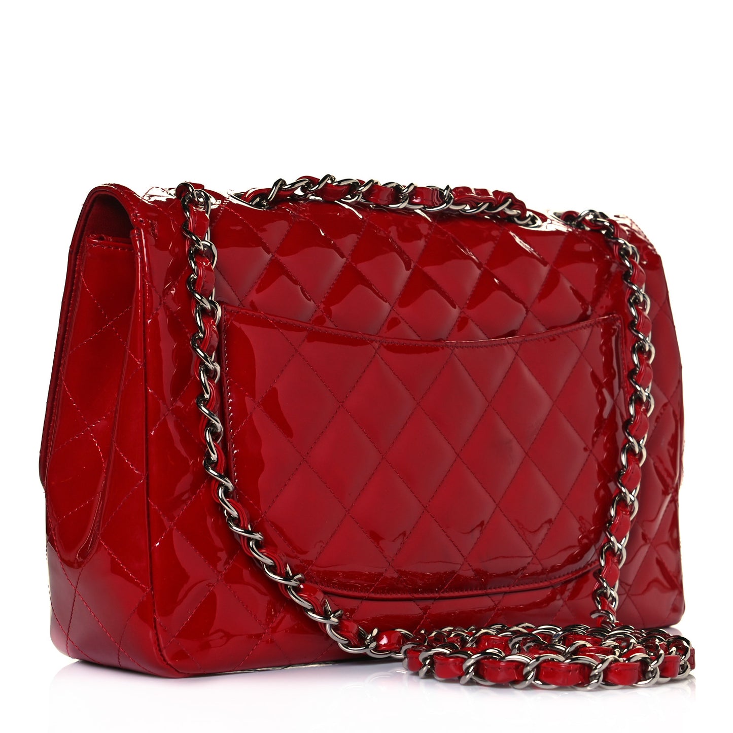 Patent Jumbo Single Flap Red