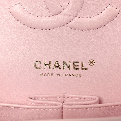 Chanel Caviar Quilted Medium Double Flap Light Pink 6 of 10