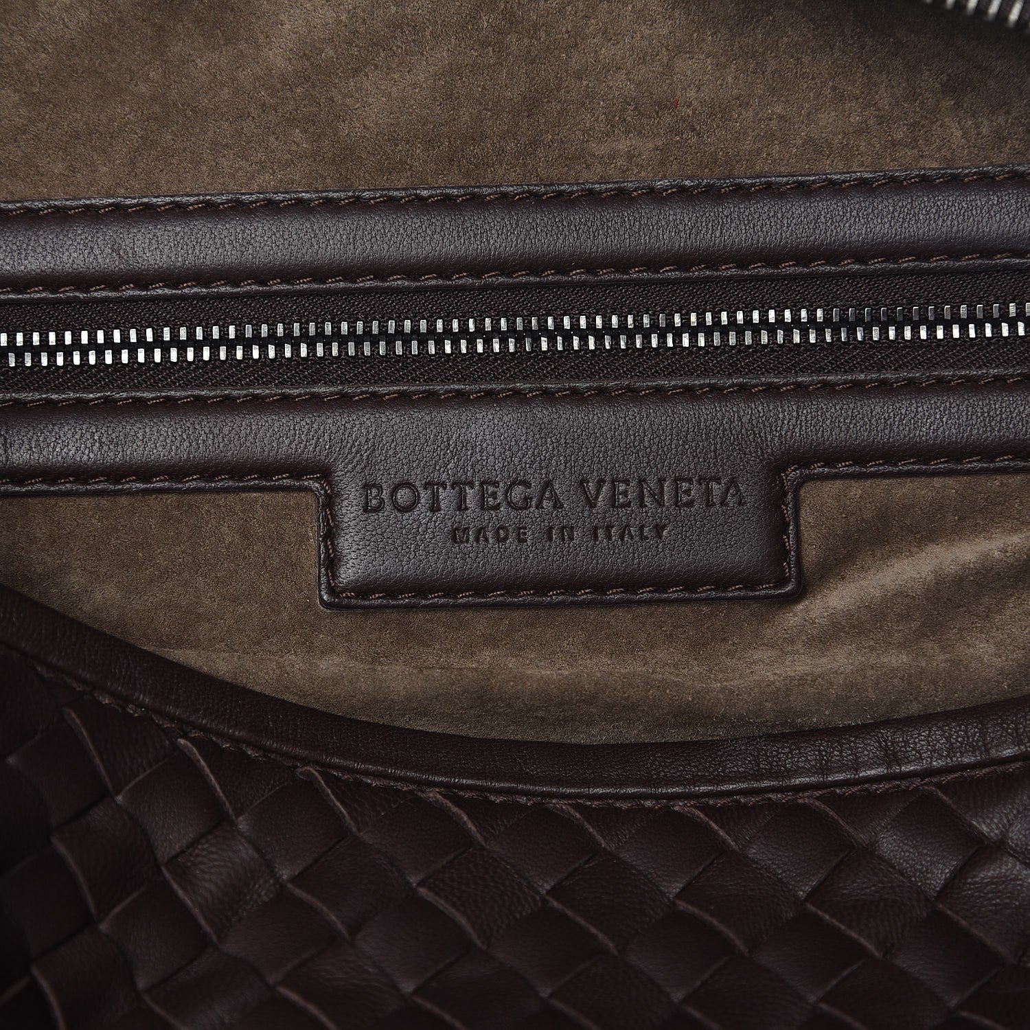 Bottega Veneta Nappa Intrecciato Large Studded Fringe Veneta Hobo Ebano 6 of 8