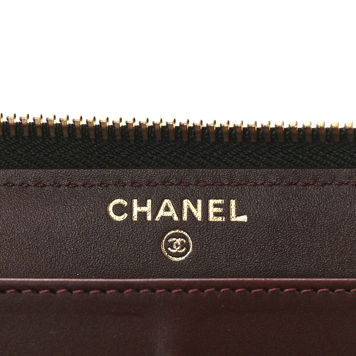 Chanel Caviar Quilted Large Gusset Zip Around Wallet Black 6 of 9