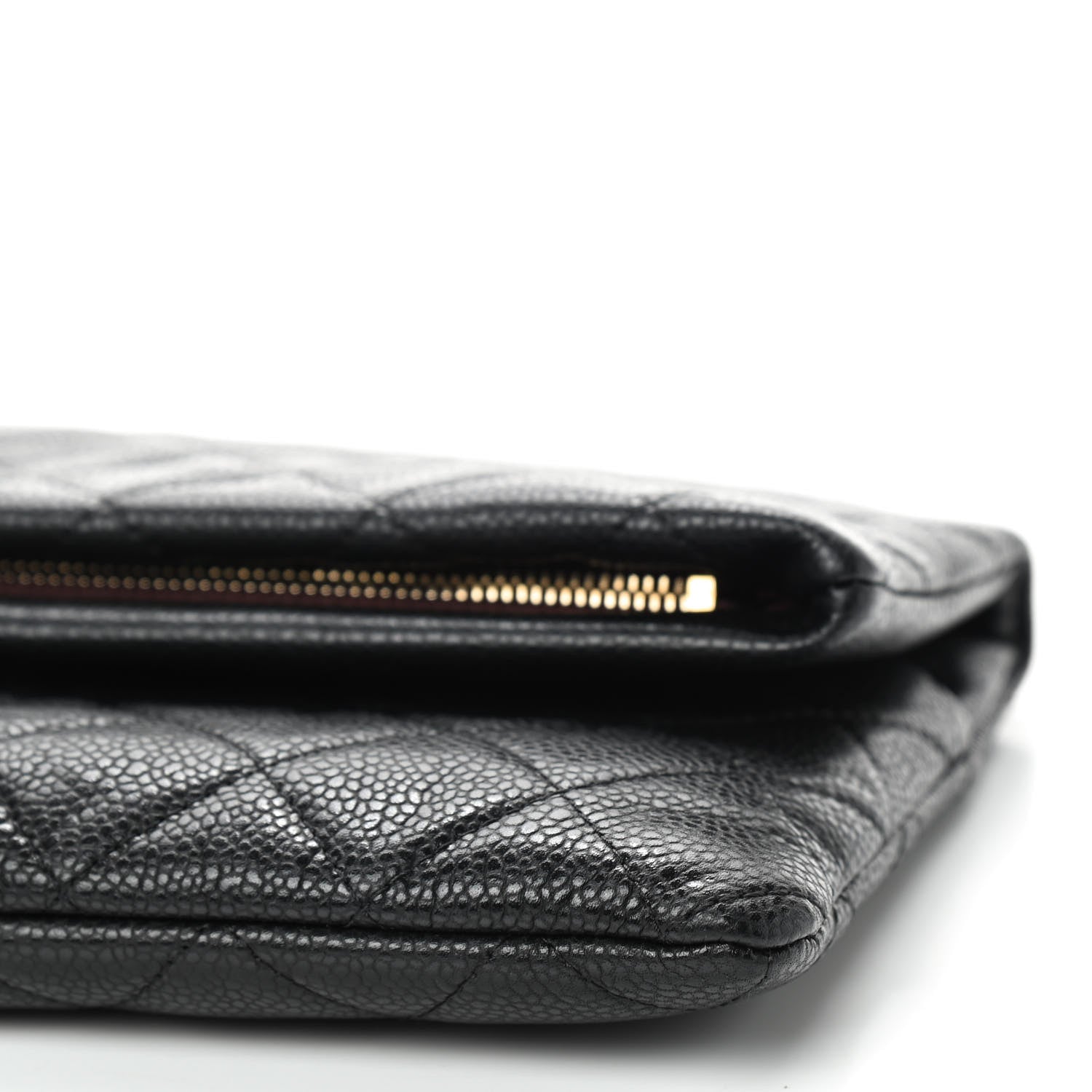 Chanel Caviar Quilted CC Beauty Clutch Black 8 of 10