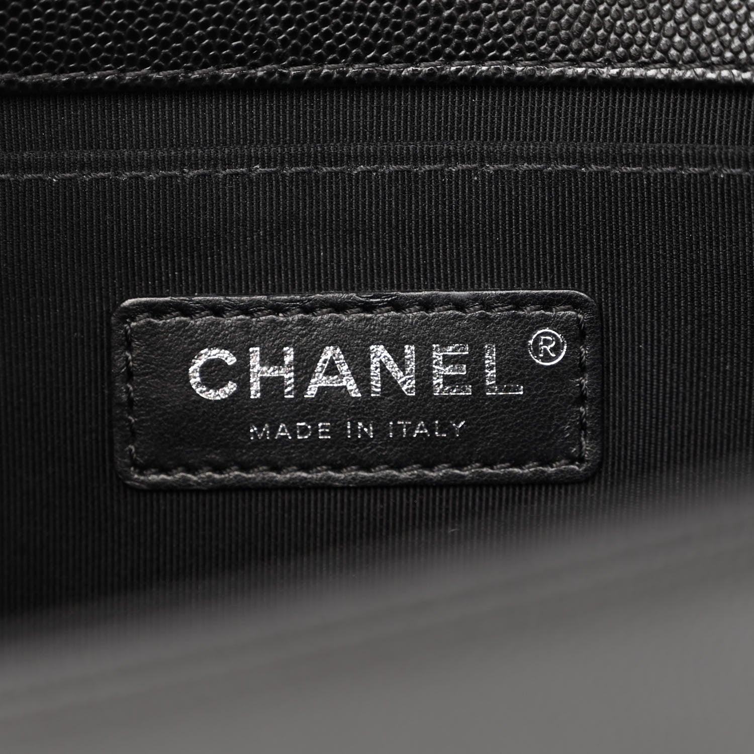 Chanel Caviar Quilted Medium Boy Flap Black 6 of 12