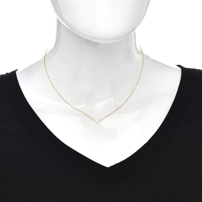 Cartier 18K Yellow Gold Diamond XS D'Amour Pendant Necklace 2 of 4