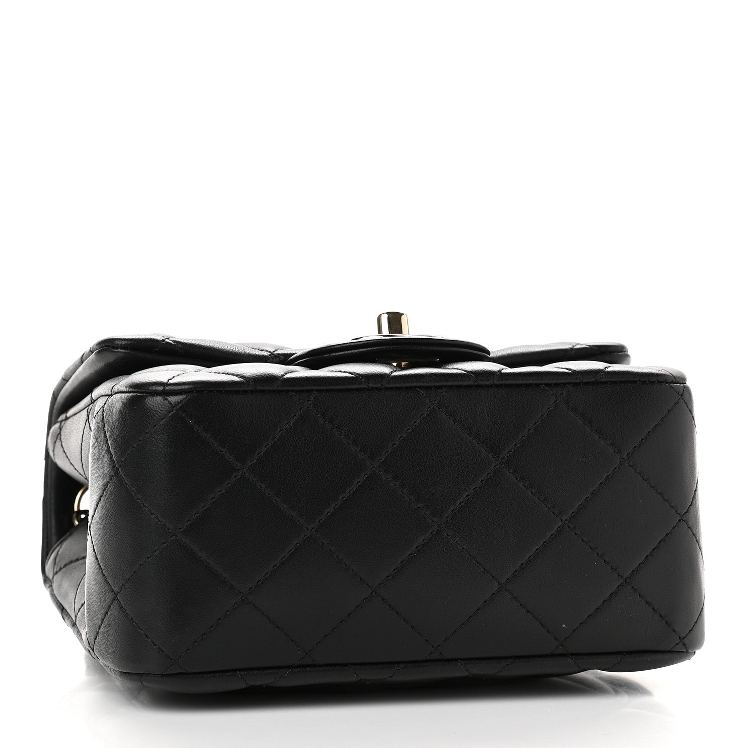 Chanel Lambskin Quilted Mini Square Flap Black 4 of 10