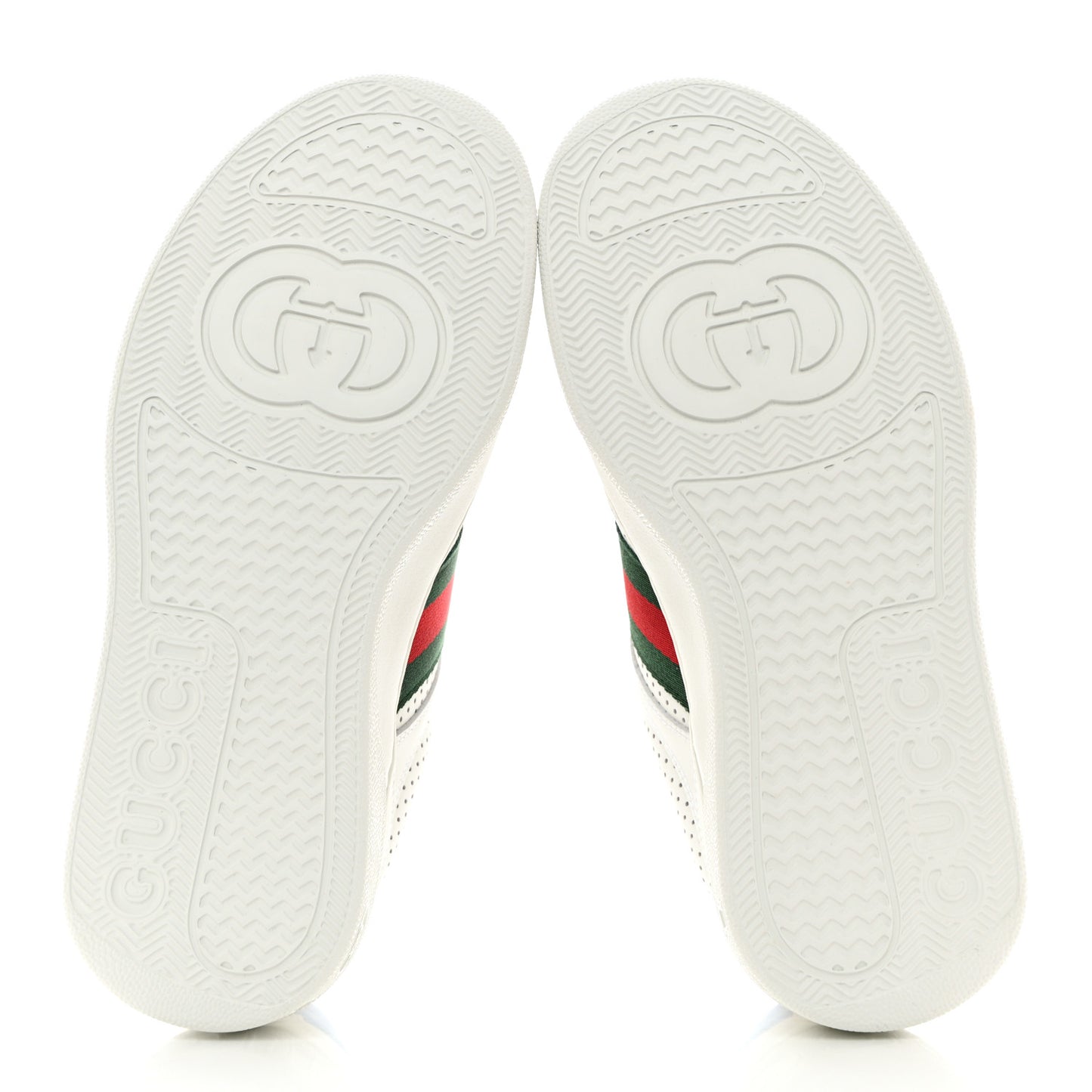 Calfskin Web Perforated Womens Platform 55mm Sneakers 38.5 White Bright Splash