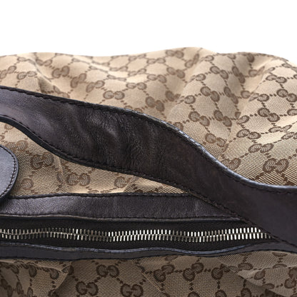 Gucci Monogram Medium Sukey Hobo Dark Brown 12 of 13