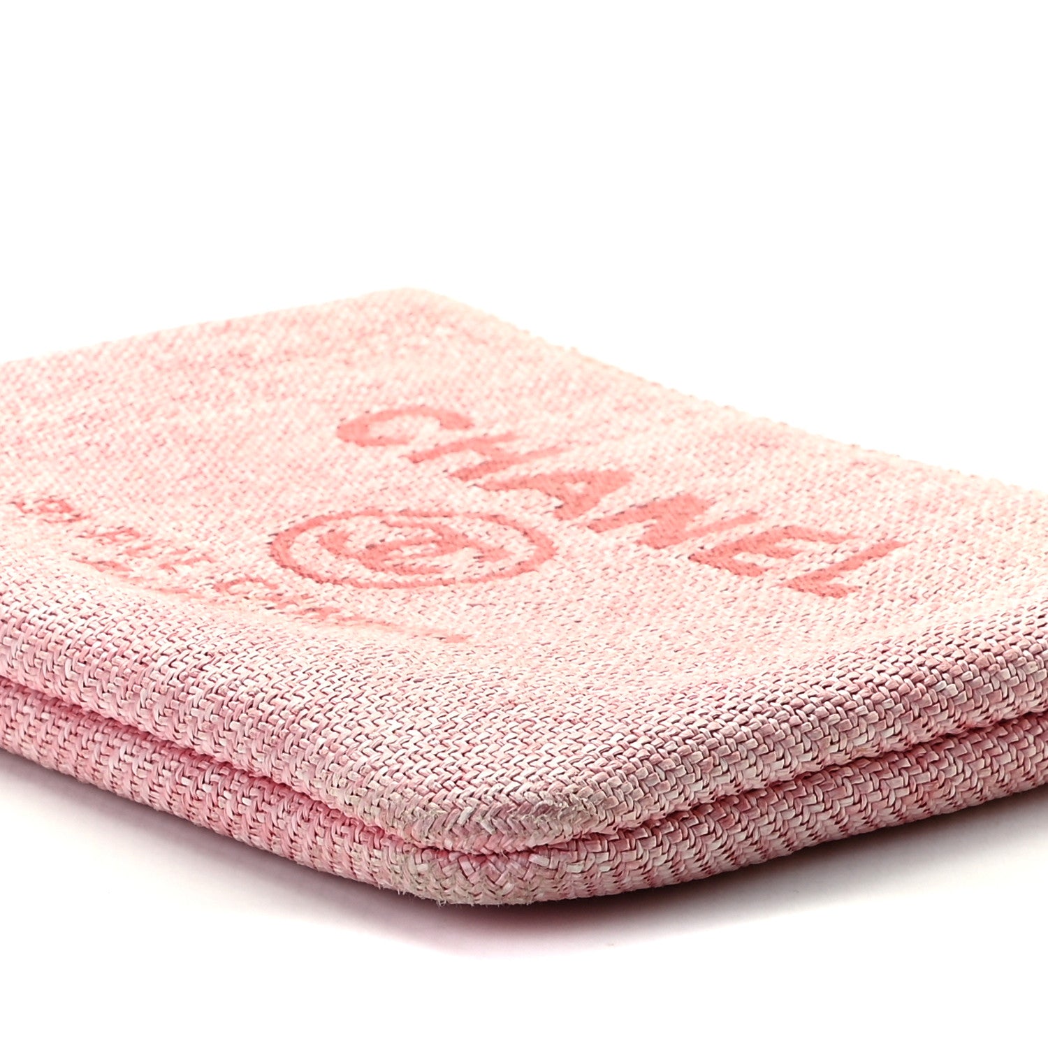 Chanel Canvas Small Deauville Pouch Pink 9 of 9