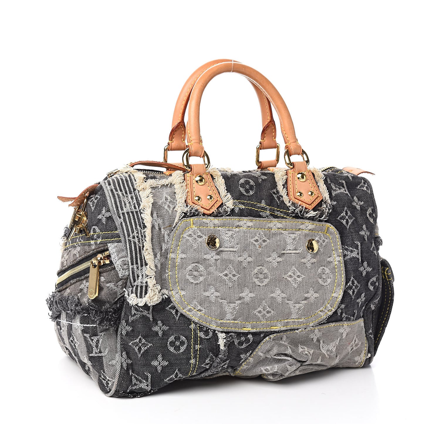 Denim Patchwork Speedy 30 Grey