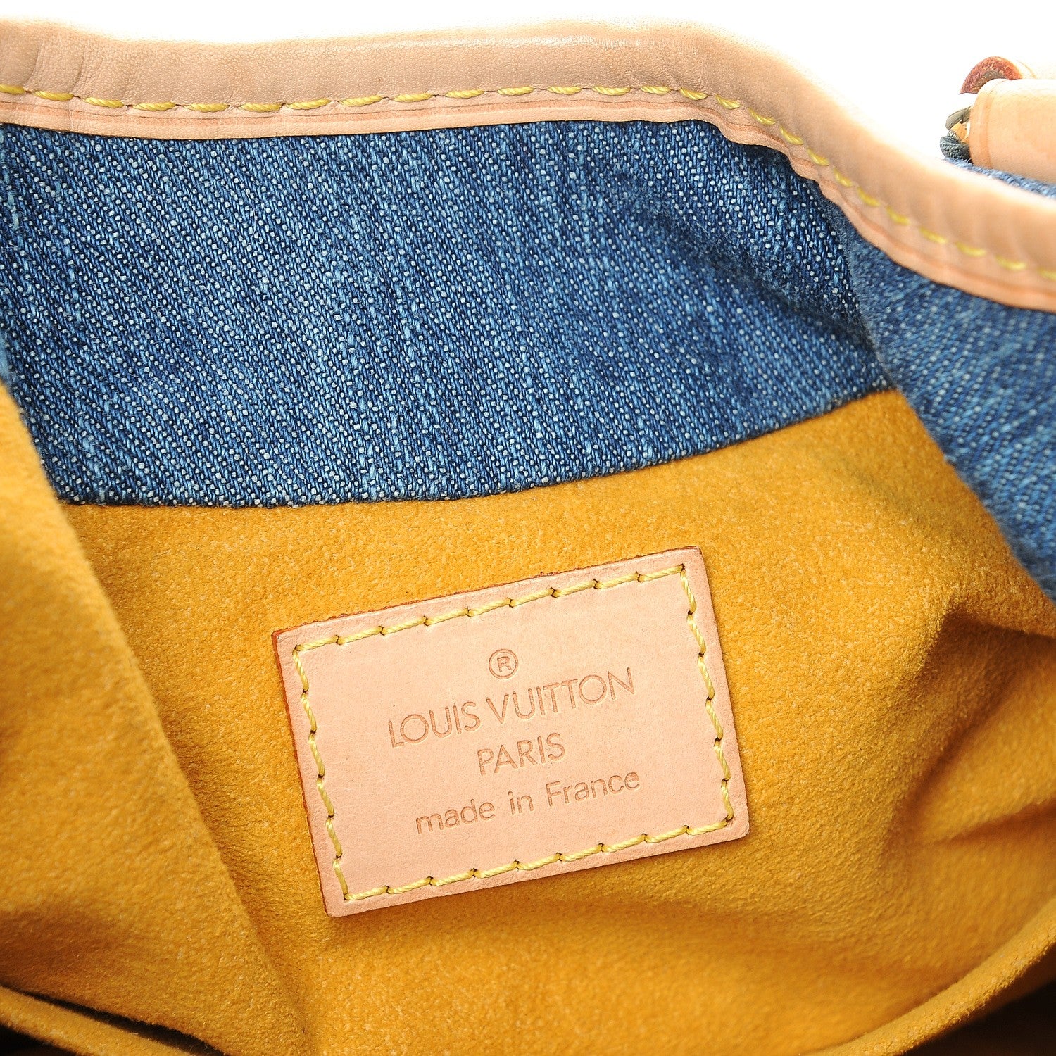 Louis Vuitton Monogram Denim Pleaty Blue 6 of 8