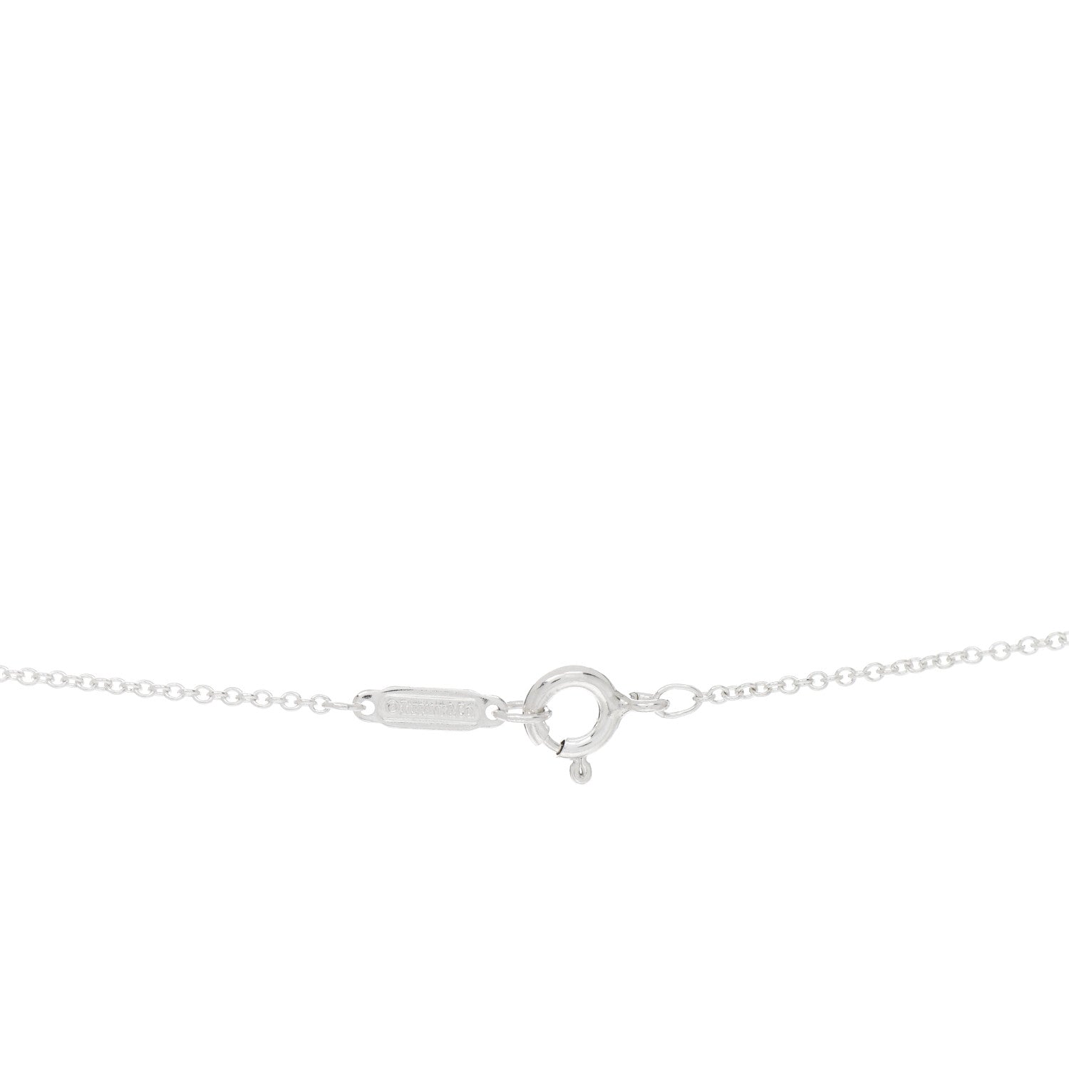 Tiffany Sterling Silver Twist Knot Pendant Necklace 4 of 4