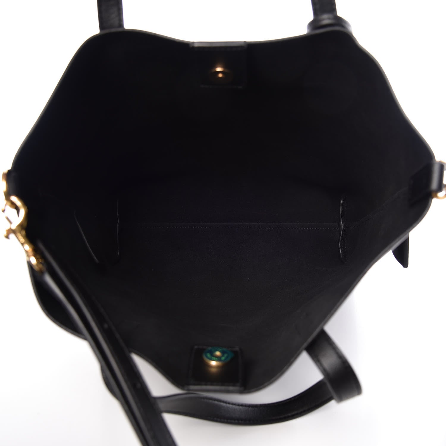 Saint Laurent Calfskin Toy Shopping Tote Black 5 of 11