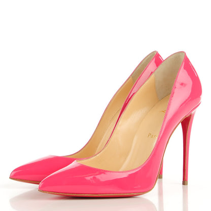 Christian Louboutin Patent Pigalle Follies 100 Pumps 39.5 Bonbon 3 of 7