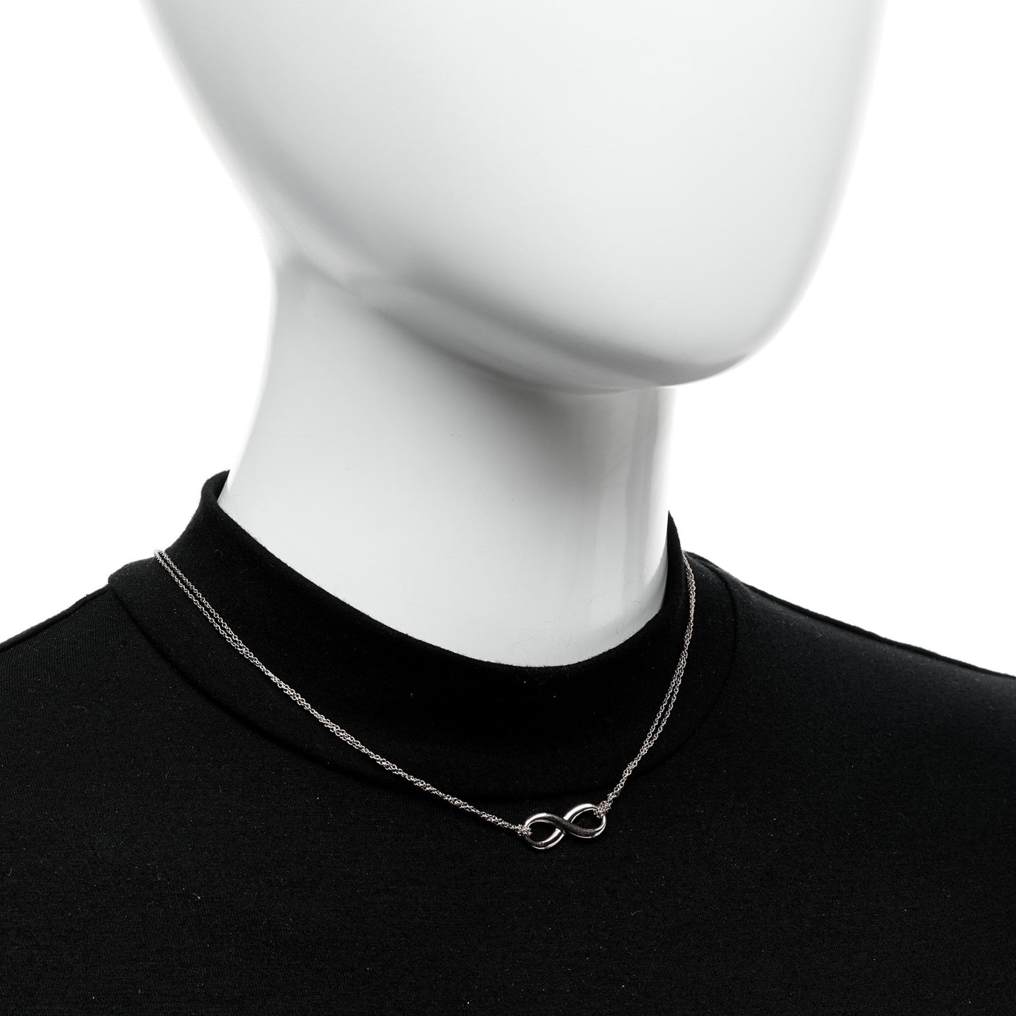 Rubedo Infinity Double Chain Necklace