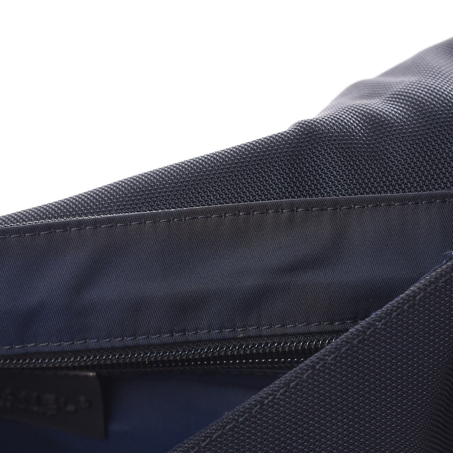 Canvas Nylon Expandable Sport Messenger Navy Off White