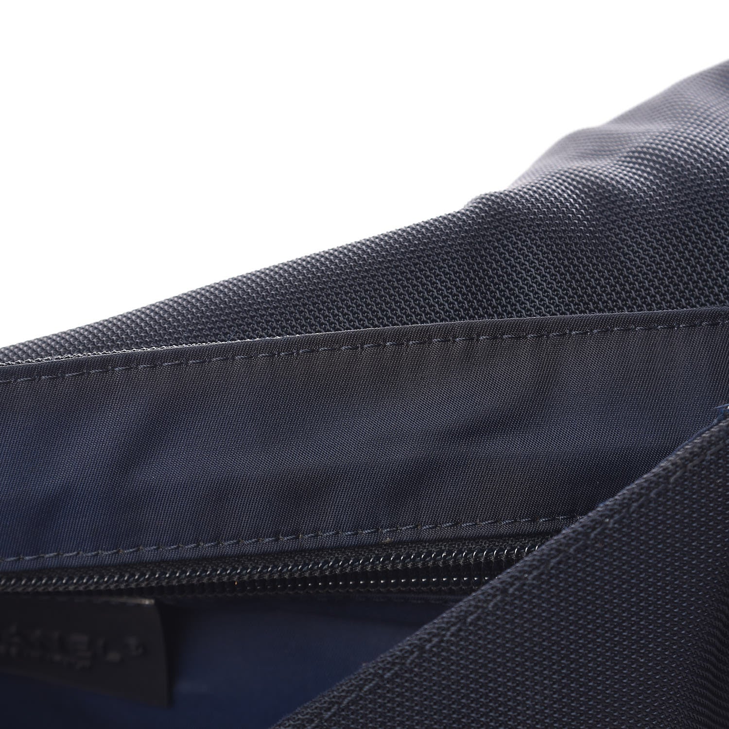 Chanel Canvas Nylon Expandable Sport Messenger Navy Off White 8 of 16