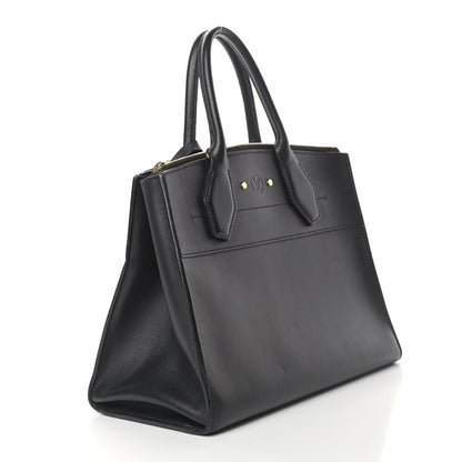 Louis Vuitton Taurillon City Steamer MM Black 3 of 8