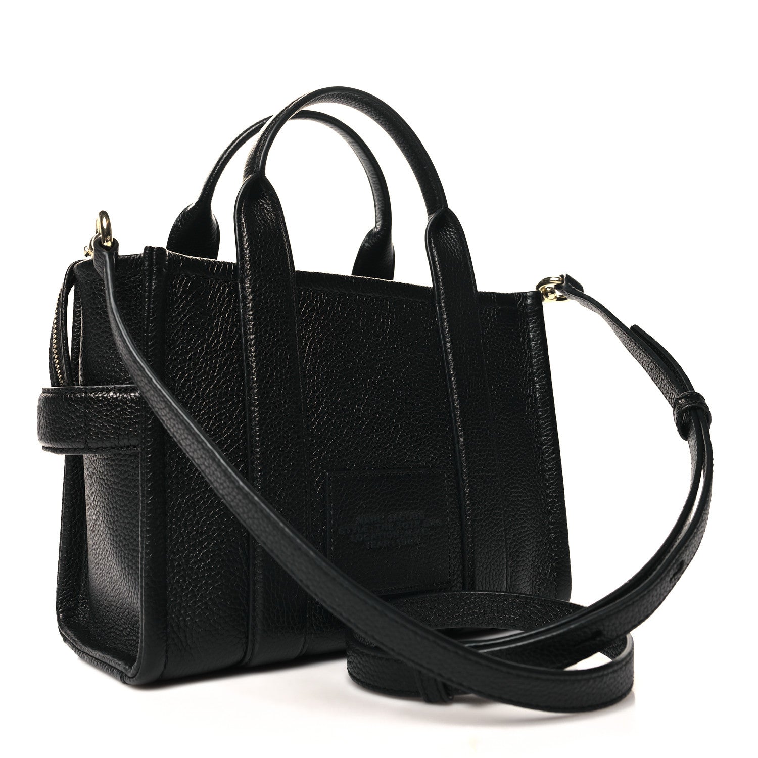 Marc Jacobs Grained Calfskin Small The Tote Bag Black 3 of 9