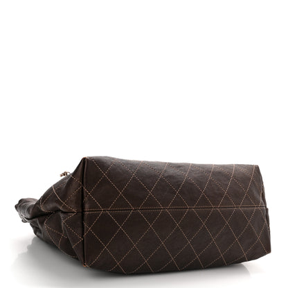 Chanel Metallic Calfskin Baby Coco Cabas Bronze 5 of 11