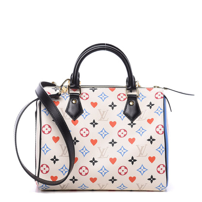 Louis Vuitton Game On Speedy Bandouliere 25 White 1 of 10