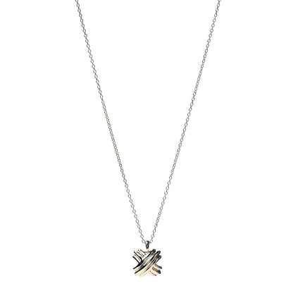 Tiffany 18K Yellow Gold Signature X Pendant Necklace 1 of 7