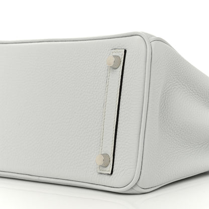 Hermes Togo Birkin 25 Gris Platine 10 of 11