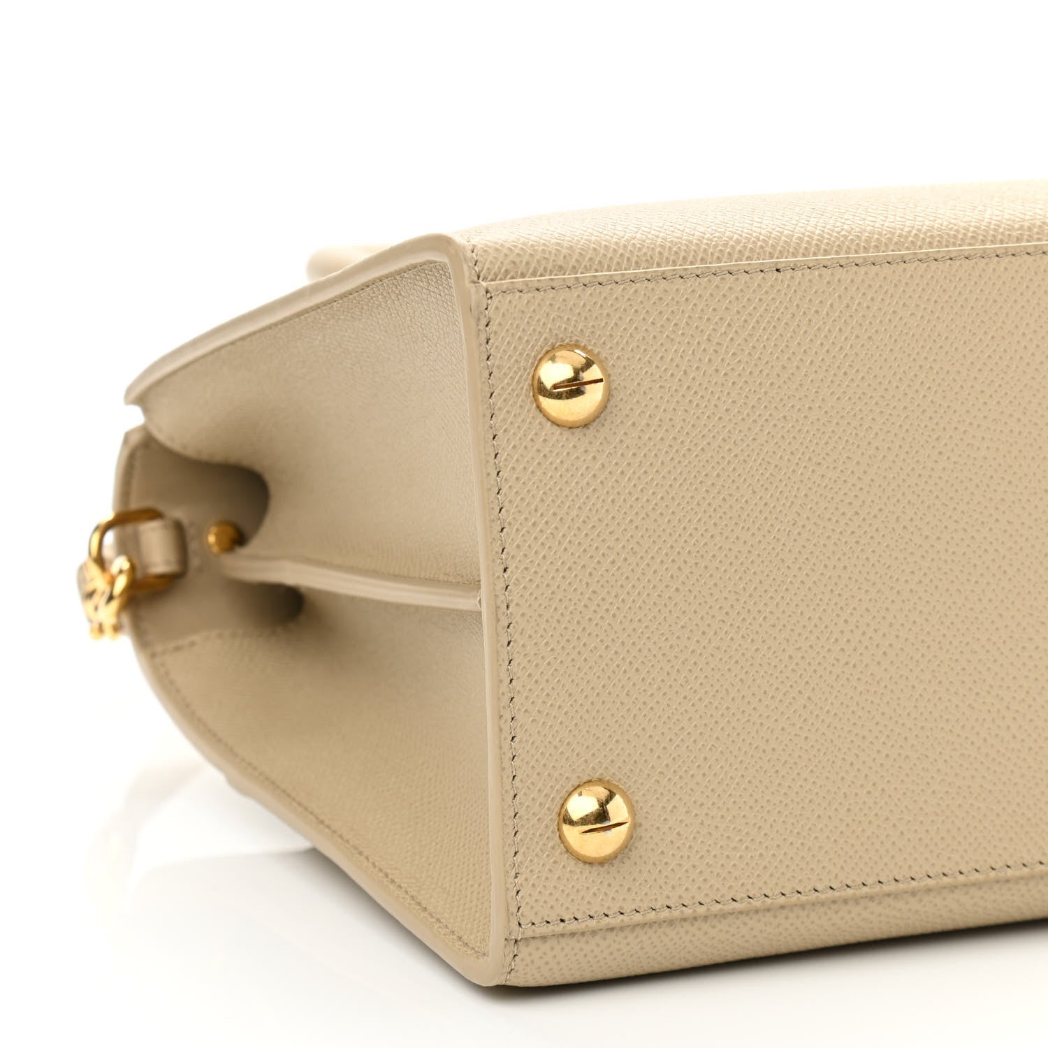 Christian Dior Grained Calfskin Medium St. Honore Tote Beige 8 of 9
