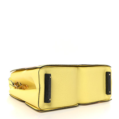 Louis Vuitton Taurillon Embroidered Tenderness Capucines MM Yellow Multicolor 4 of 10