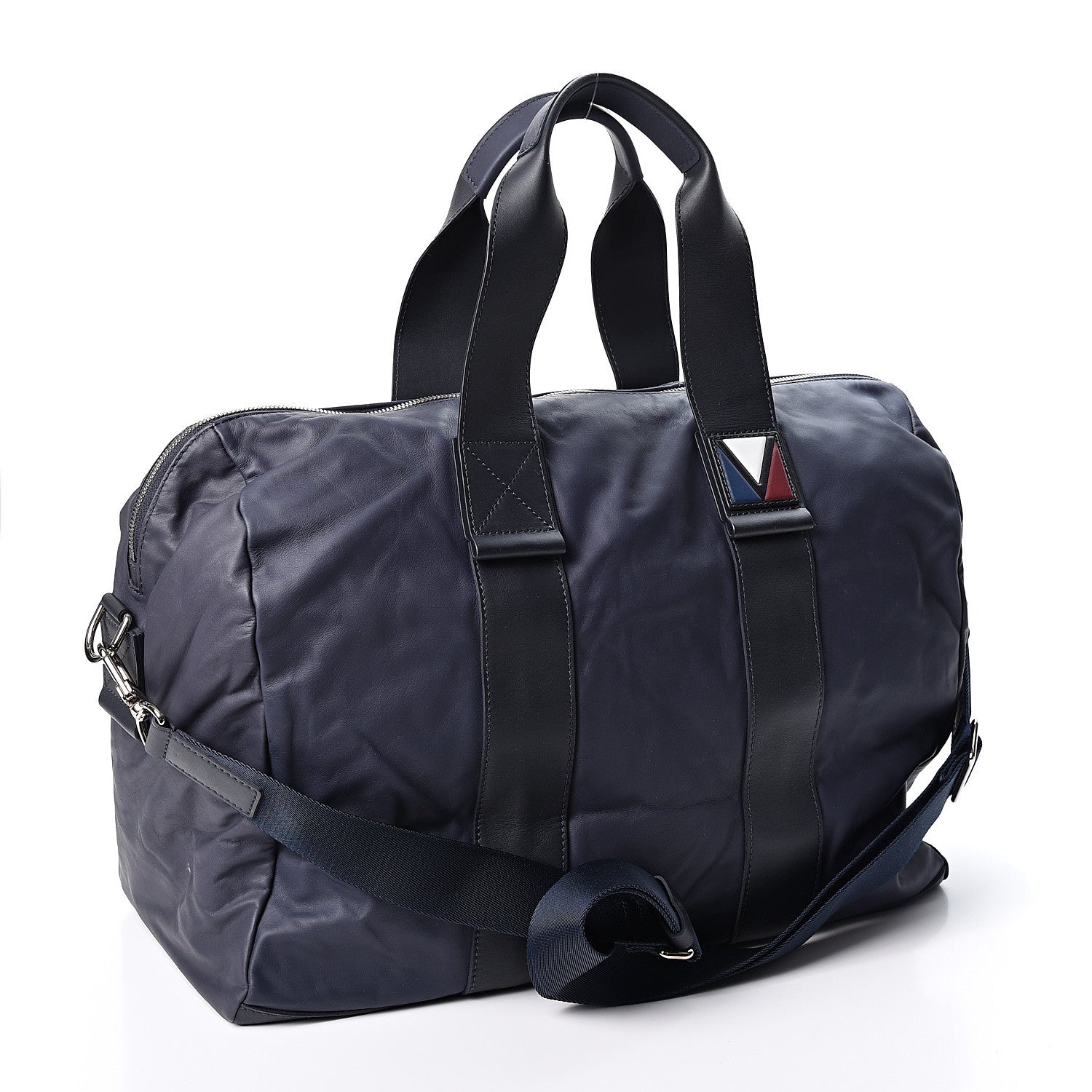 Louis Vuitton Calfskin Gaston V Start MM Navy 2 of 8
