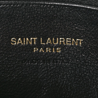 Saint Laurent Grain De Poudre Matelasse Monogram Mini Lou Camera Bag Black 6 of 10