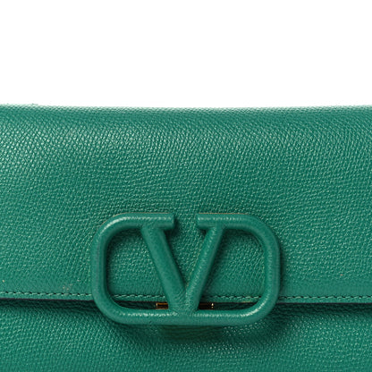 Valentino Garavani Grainy Calfskin VSling Belt Bag English Green 8 of 15