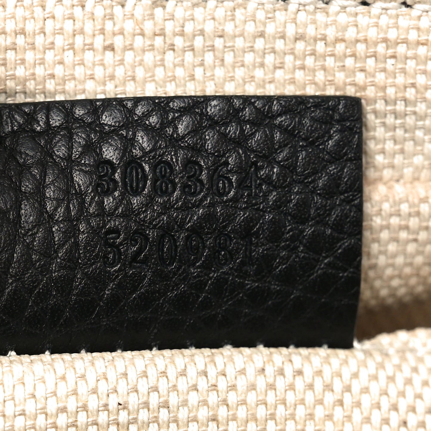 Pebbled Calfskin Small Soho Disco Bag Black