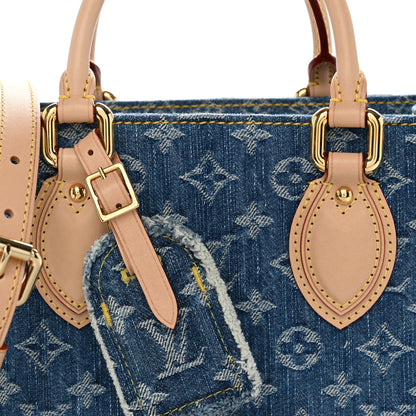 Louis Vuitton Monogram Denim Onthego PM Blue 7 of 9