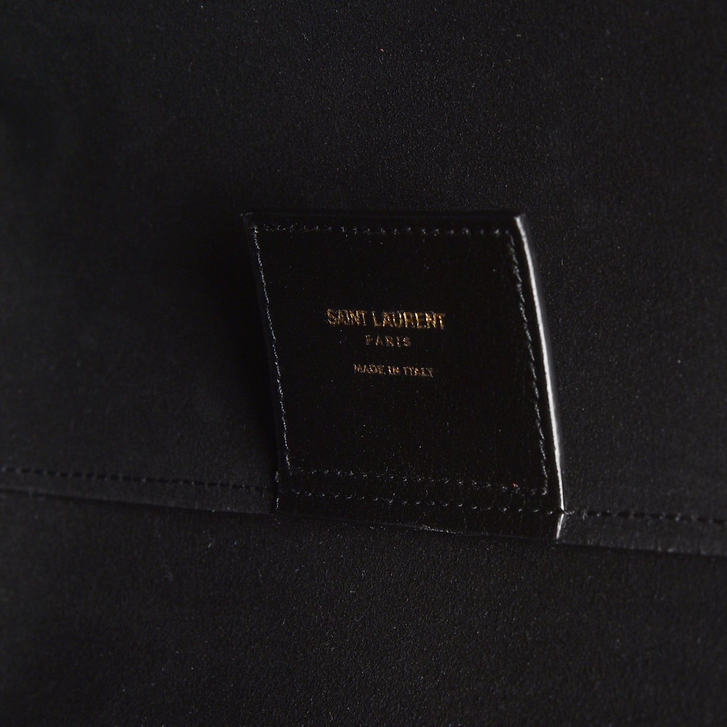 Calfskin Large Shopping Tote Black