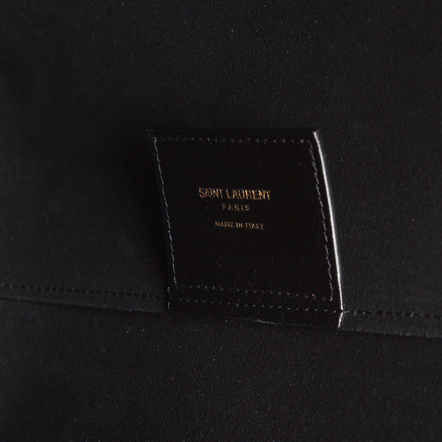 Saint Laurent Calfskin Large Shopping Tote Black 8 of 13