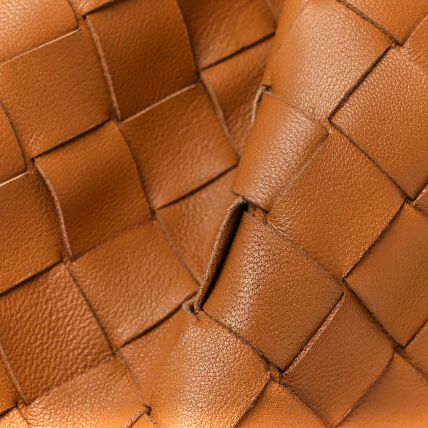 Bottega Veneta Nappa Maxi Intrecciato The Pouch Oversized Clutch Caramel 13 of 13