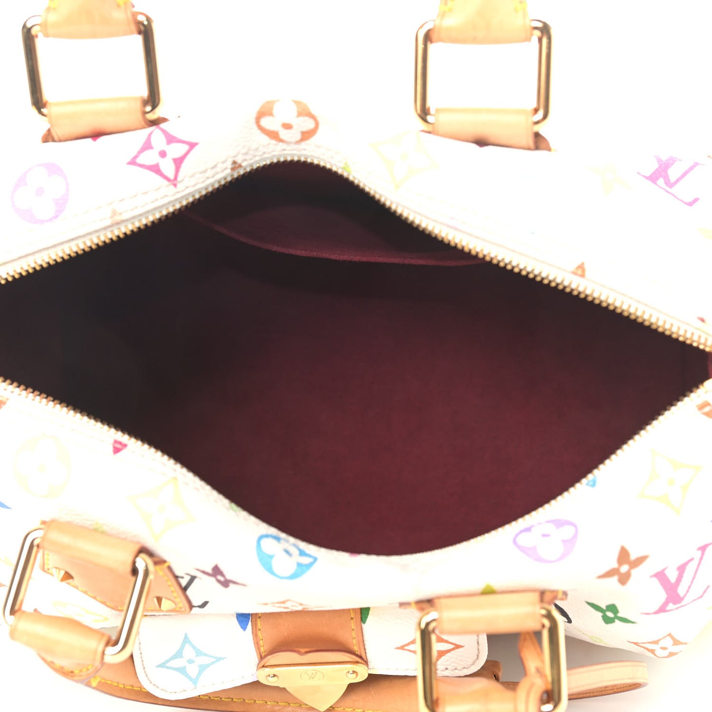 Monogram Multicolor Speedy 30 White