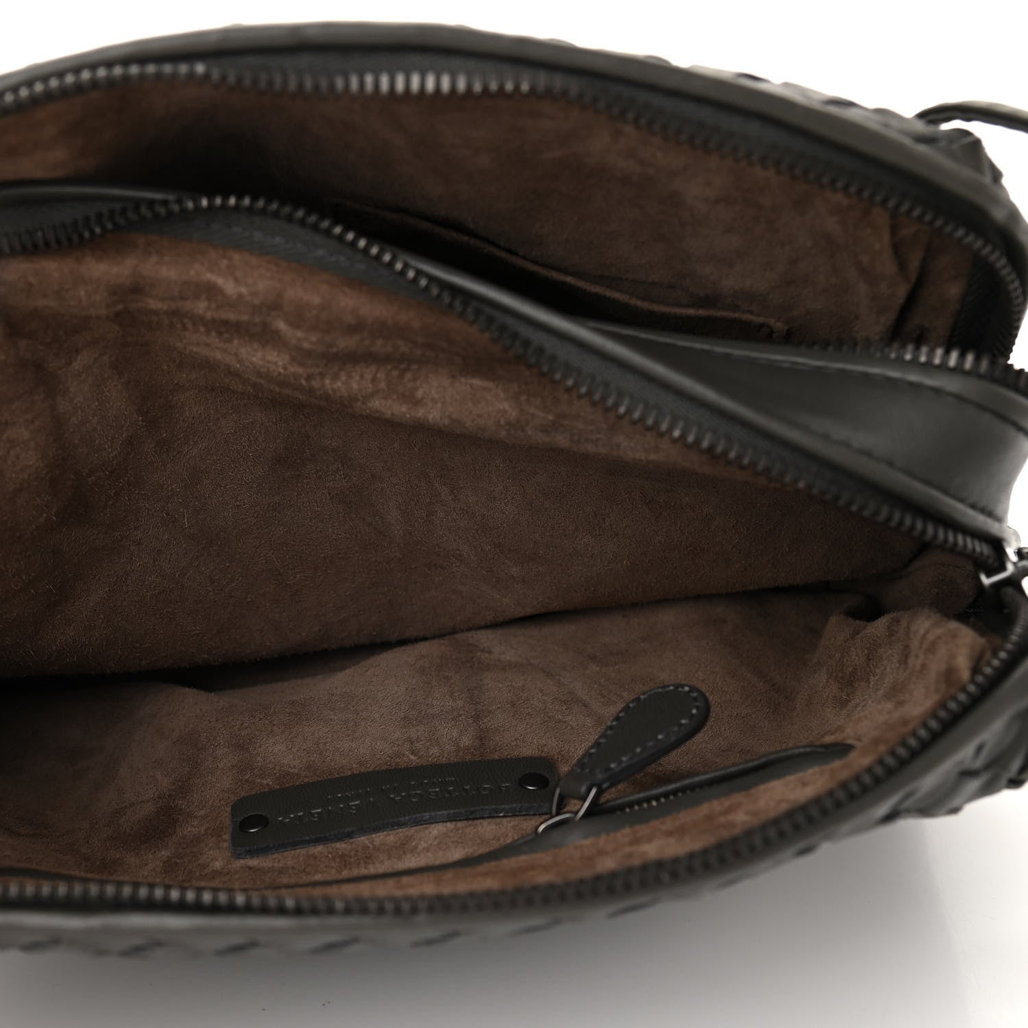 Bottega Veneta Nappa Intrecciato Crossbody Messenger Light Grey 5 of 12