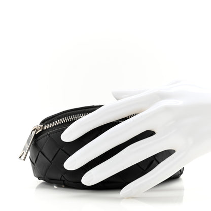 Bottega Veneta Nappa Intrecciato Wrist Pouch Black 2 of 9
