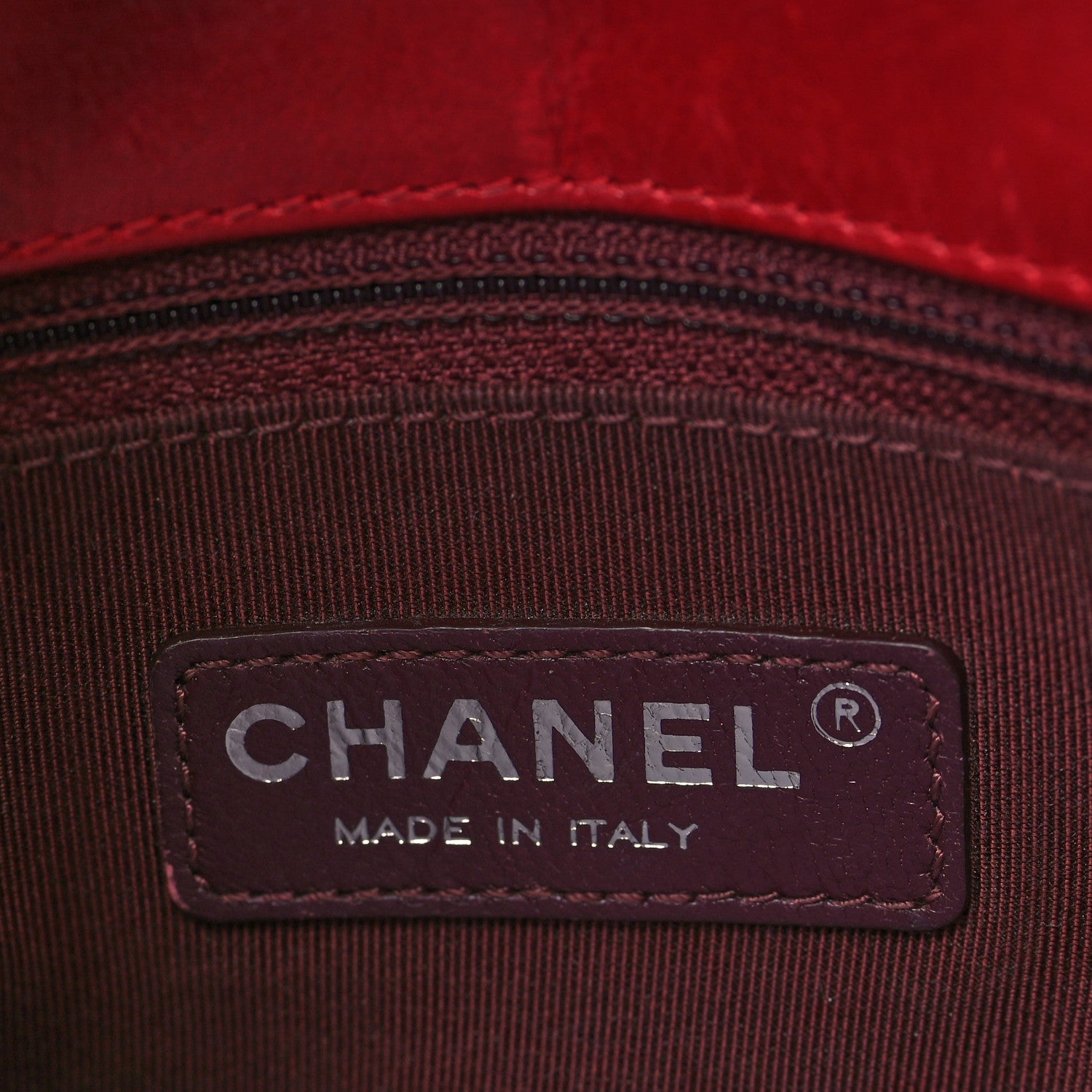 Chanel Glazed Calfskin Quilted Small Coco Boy Flap Red 6 of 12