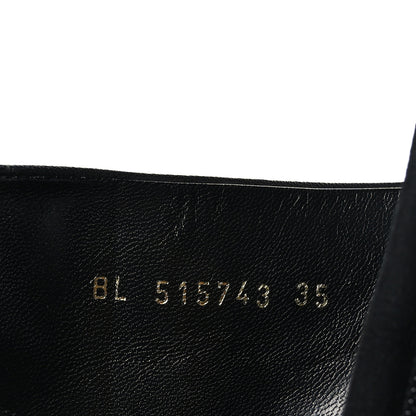 Saint Laurent Calfskin Betty 95 Ankle Boots 35 Black 6 of 9