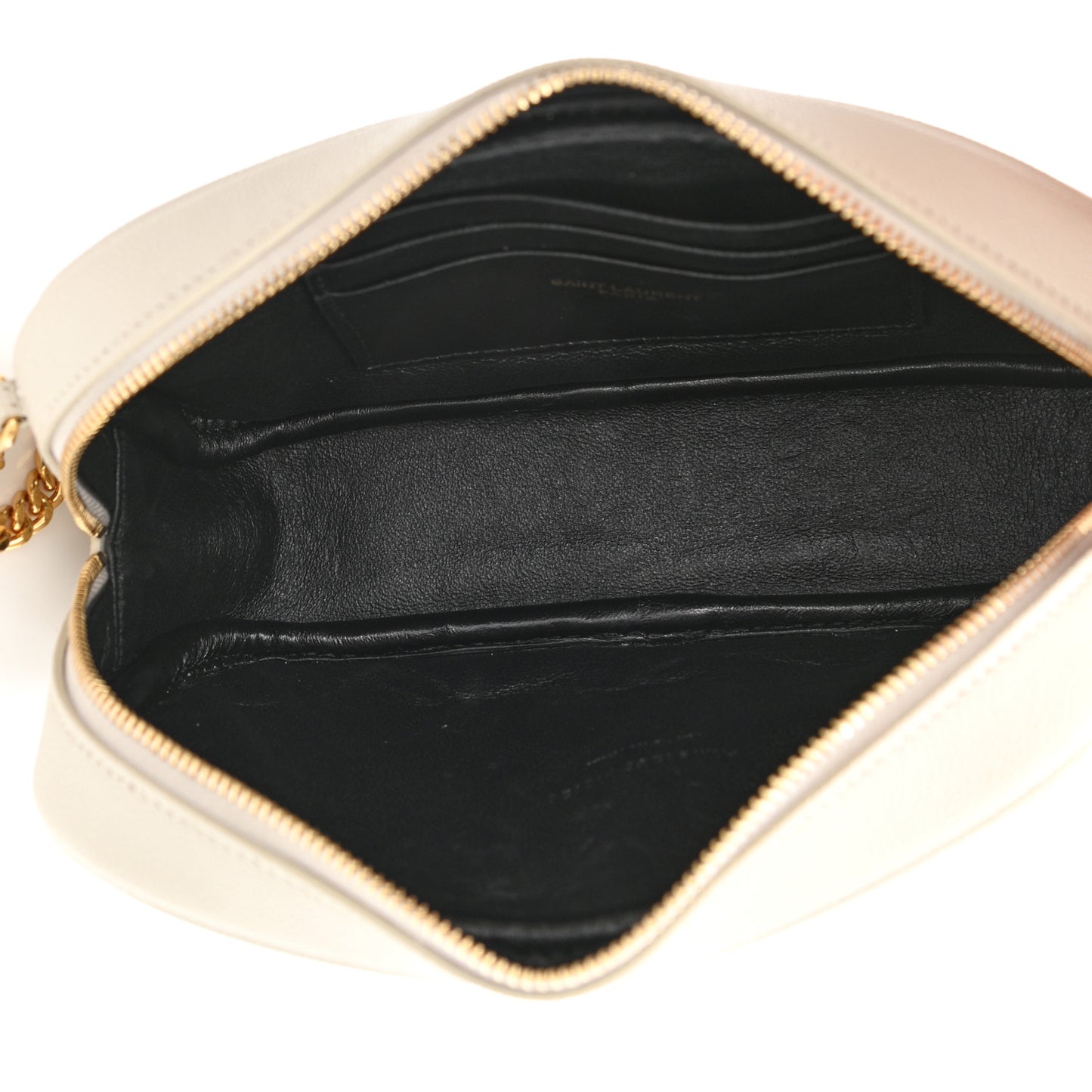 Grain De Poudre Matelasse Monogram Mini Lou Camera Bag Crema Soft